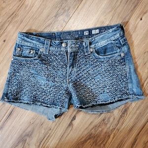 Miss Me Jean Bling Shorts